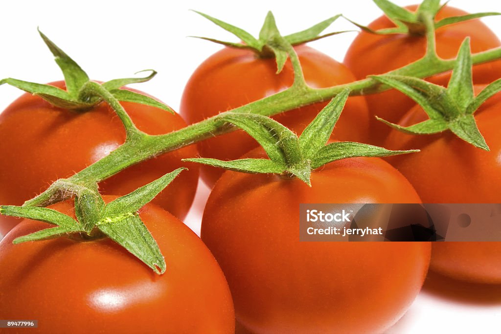 Videira tomates macro - Royalty-free Alimentação Saudável Foto de stock