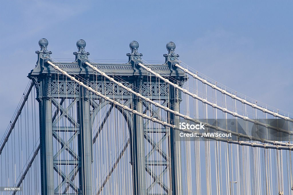 Detail von Manhattan Bridge - Lizenzfrei Art Deco Stock-Foto