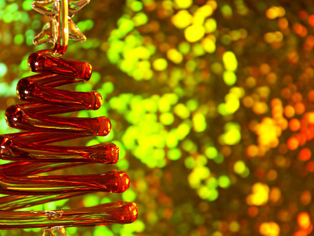 christmastree, ornament horizontal stock photo