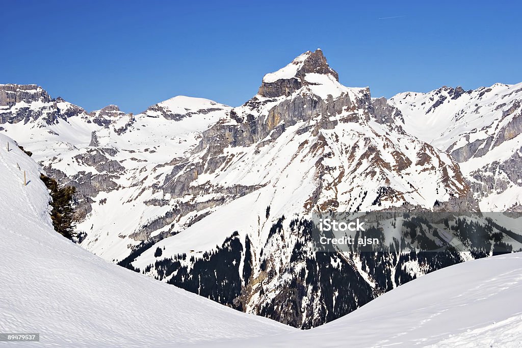 Winter Scene - Foto de stock de Alpes europeus royalty-free