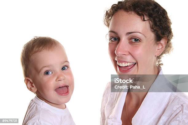 Foto de Feliz Mãe E Bebê e mais fotos de stock de Abaixo - Abaixo, Adulto, Amizade