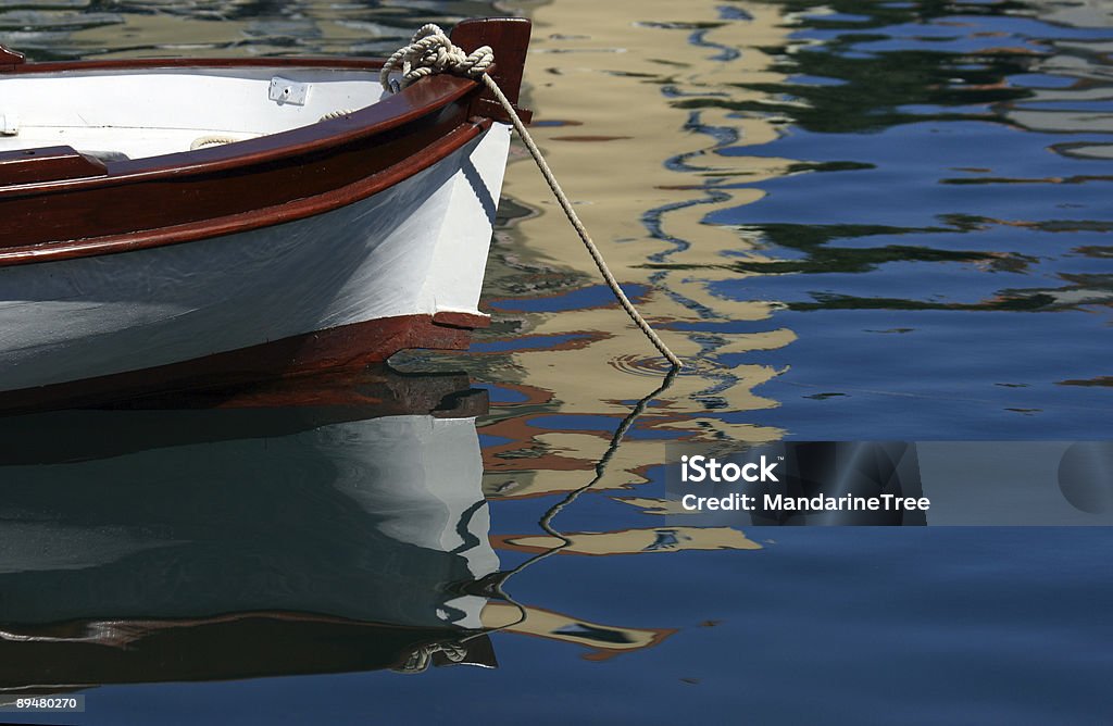 fishing boat detail, island of Krk, Croatia.  Adriatic Sea Stock Photo