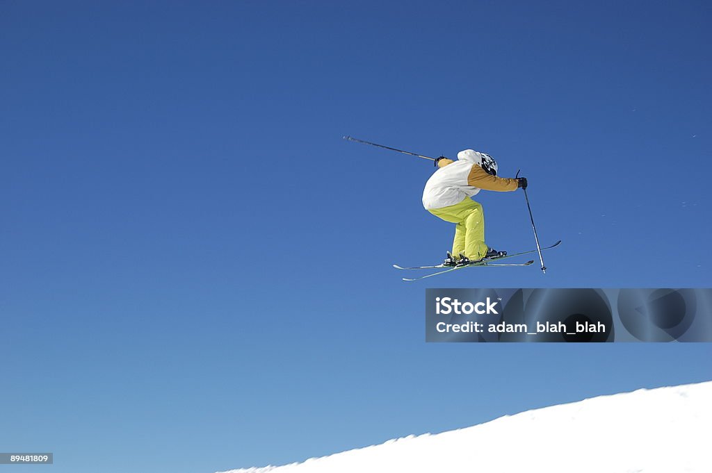 Esquiador Big aire - Foto de stock de Aire libre libre de derechos