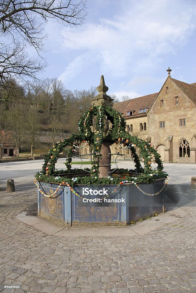 Easter Fountain  Abbey - Monastery Stock Photo