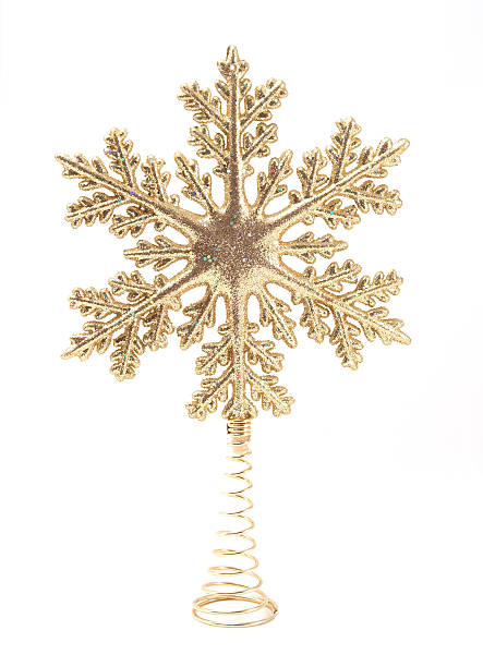 Snowflake Tree Topper stock photo