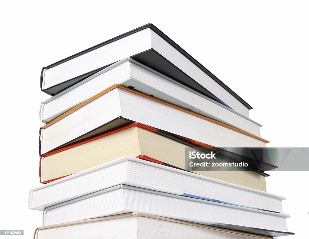 Pila de libros - Foto de stock de Librería libre de derechos