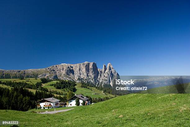 Sciliar Mountain Alpe Di Siusi Dolomitiitalienischen Alpen Stockfoto und mehr Bilder von Italien