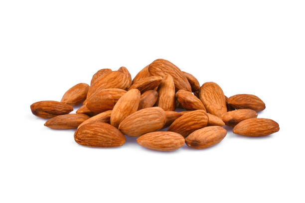 istock pile of almonds seeds isolated on white background 894836142