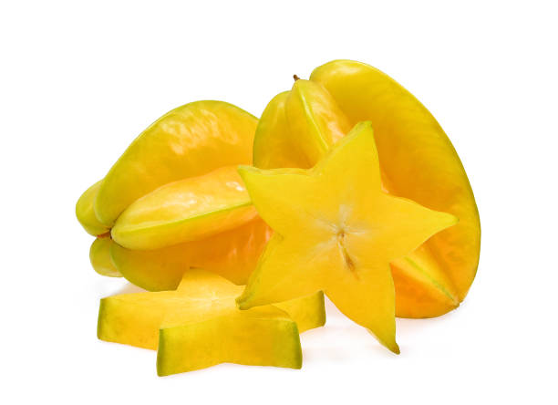 istock whole and slice of star apple fruit isolated on white background 894836158