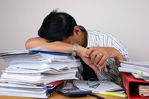 Indian business man tierd at work tierd stock pictures, royalty-free photos & images