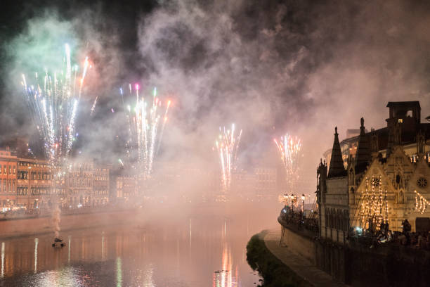 istock Fireworks in Pisa, Italy 894843394