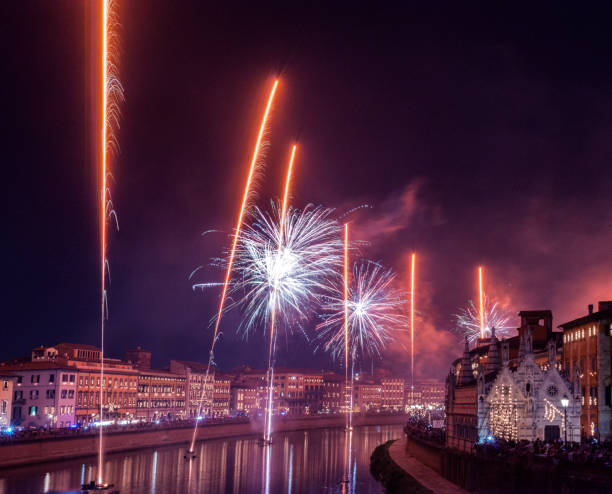 istock Fireworks in Pisa, Italy 894843440