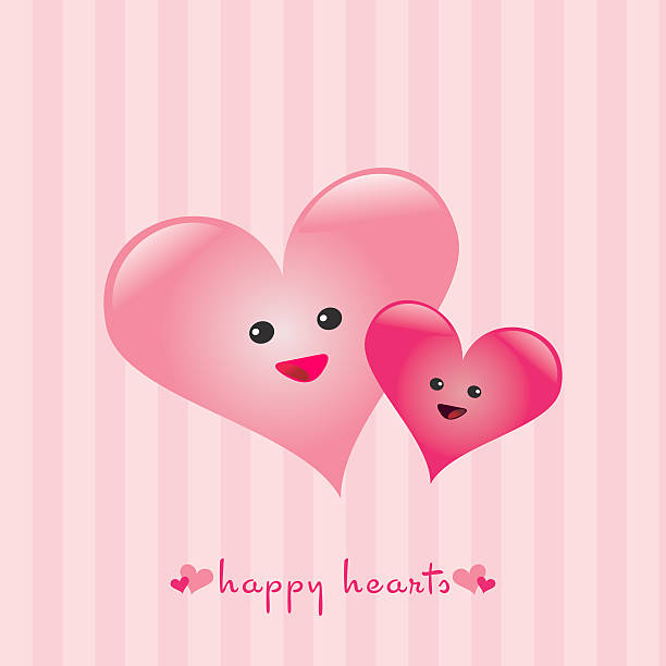 Happy Hearts – Vektorgrafik