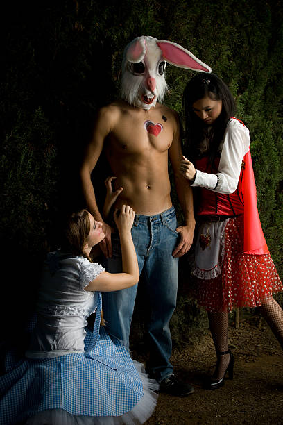 istock Little red threatens Dorothy 89484731