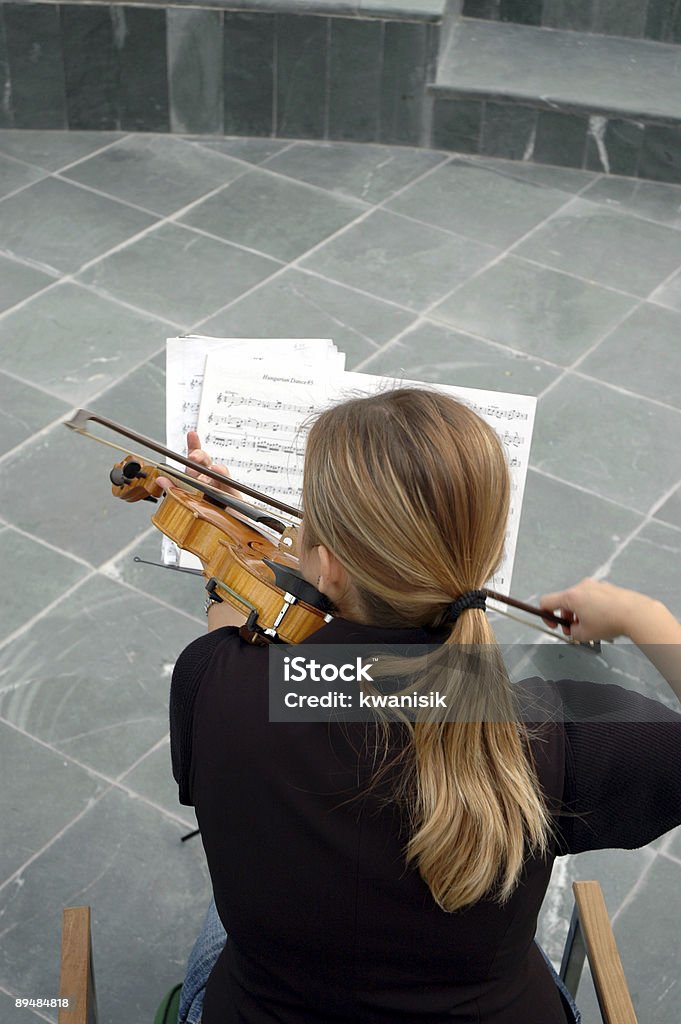 Violín, violinistas, nota y el rendimiento - Foto de stock de Actuación - Espectáculo libre de derechos