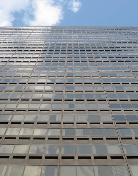 istock Modern office building in Boston, looking up 89485160