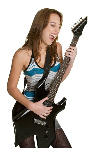 istock Rockstar girl 89485324
