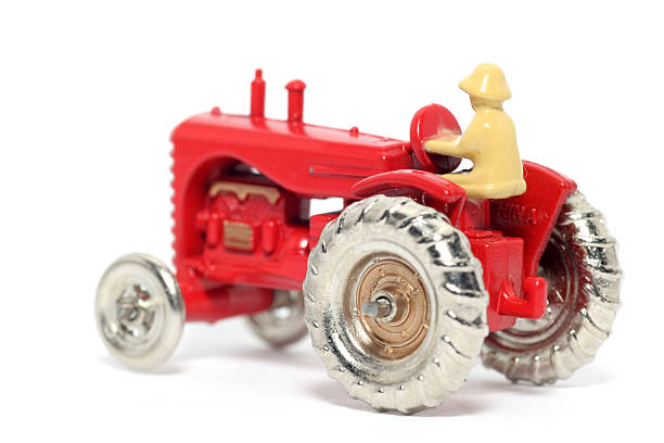 istock Old toy car Massey Harris Tractor 89485906