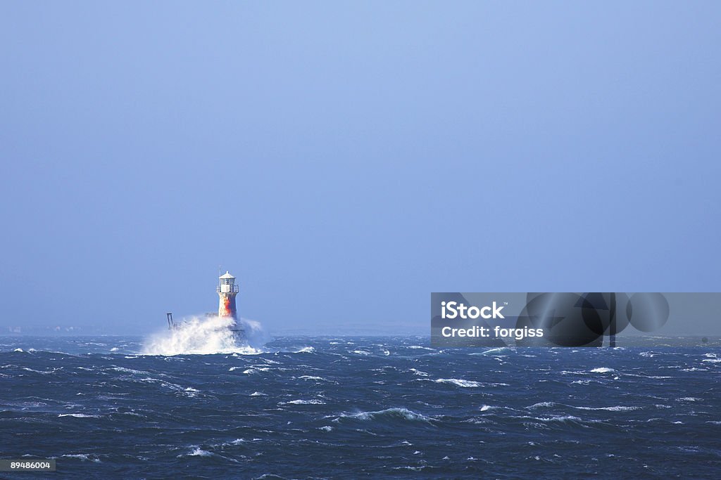 Lighthouse in the sea at Simons Town  Atlantic Ocean Stock Photo