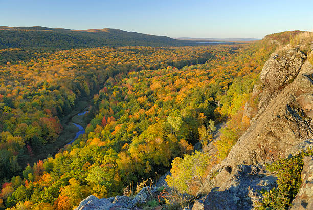 istock Carp river valley, Porcupine Mountains 89486077