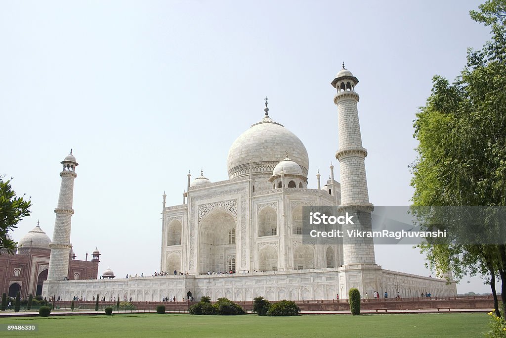 Taj Mahal in Agra India Asian Historic Monuments Seven Wonders  Agra Stock Photo