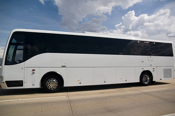 The Tour Bus stock photo