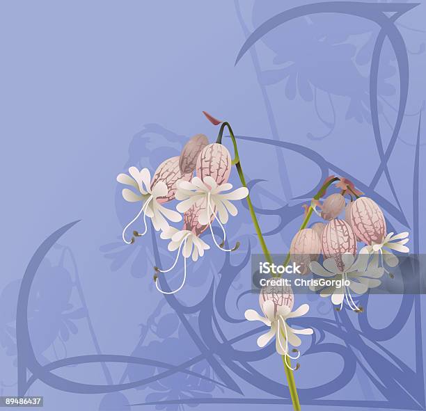 Belle Fleur Fond Vecteurs libres de droits et plus d'images vectorielles de Abstrait - Abstrait, Amour, Art