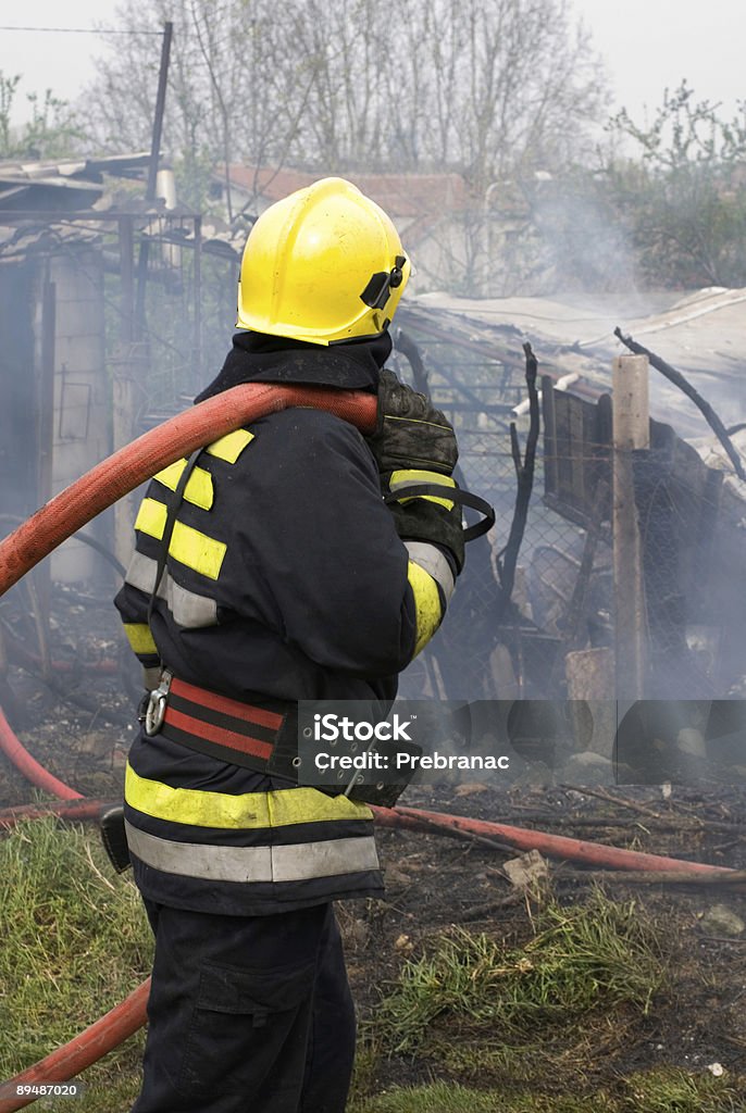 Bombero - Foto de stock de Evacuación libre de derechos