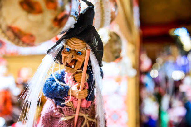 SIBIU, ROMANIA - 18 NOVEMBER 2017: Sibiu Christmas Market, largest in Romania, Transylvania landmark.