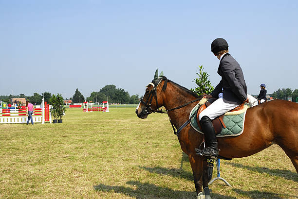 istock Horse and jockey. 89487801