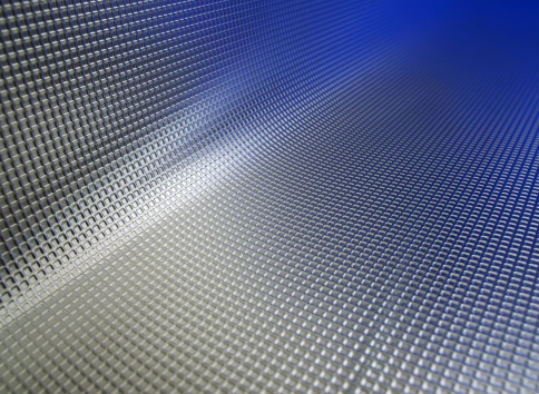 Blue and silver metal texture fade background