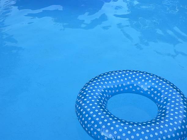 istock Blue Inner Tube in Swimming Pool 1 89488097