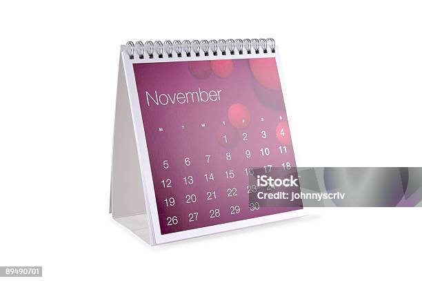 Photo libre de droit de Novembre Isolé banque d'images et plus d'images libres de droit de Calendrier - Calendrier, Fond blanc, Juillet