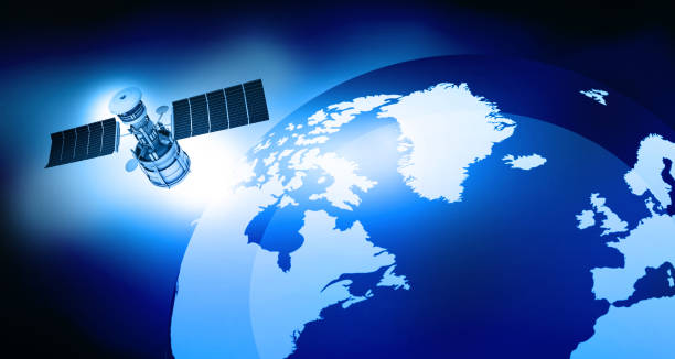istock 3d render of satellite is orbiting the Earth 894911138