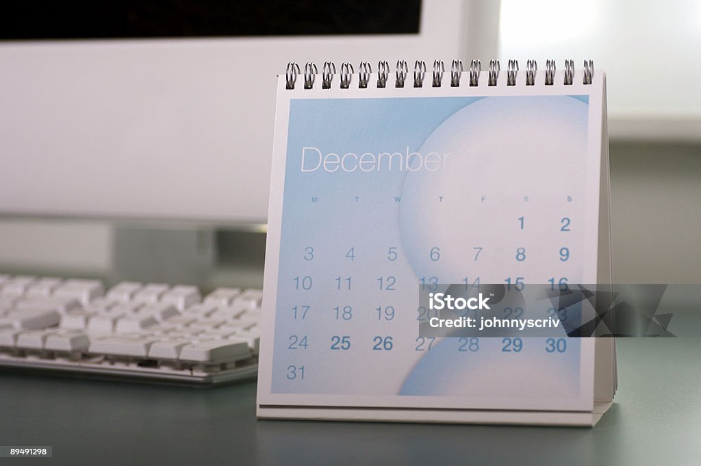 Dicembre. - Foto stock royalty-free di Computer