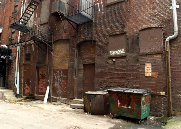 istock Dark Alley in a Downtown Urban Area 89491357