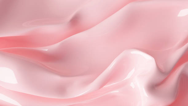 illustrazione 3d sfondo rosa astratto - miele dolci foto e immagini stock