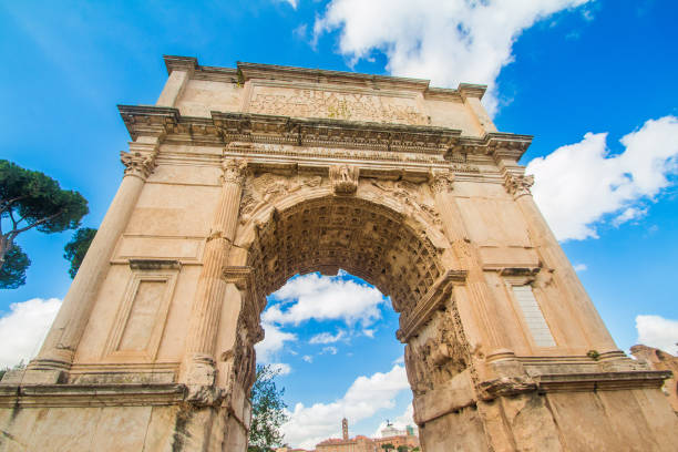 istock Emperor Titus arch on Forum Romanum, Rome 894922052