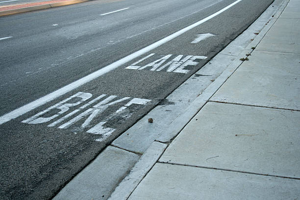 istock Bike Lane 89492515