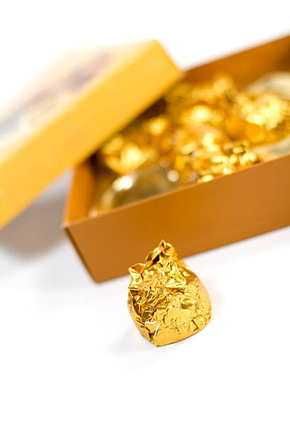 candies in box gold bullion suppliers stock pictures, royalty-free photos & images