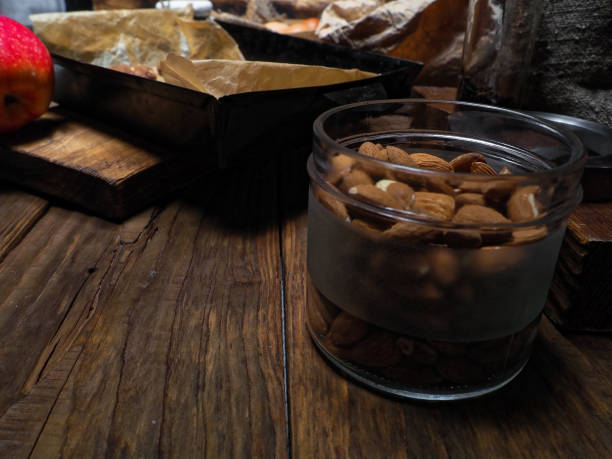 istock Double chocolate cookies with almond 894931966