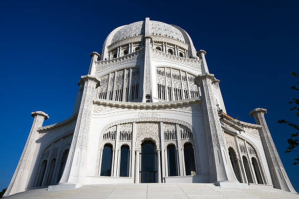 istock White Temple near Chicago 89493346