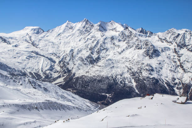 istock The mountain range in Saas Fee, Switzerland 894937590