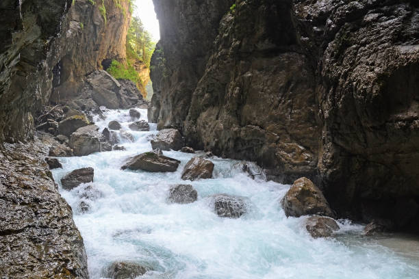 istock Partnachklamm river and rocks in Germany 894946398