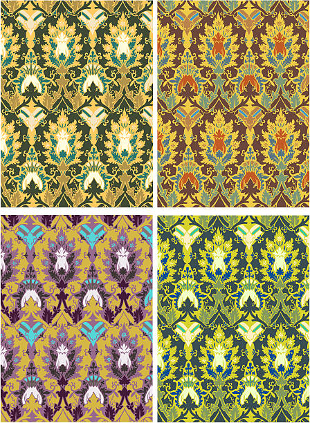 floral pattern vector art illustration