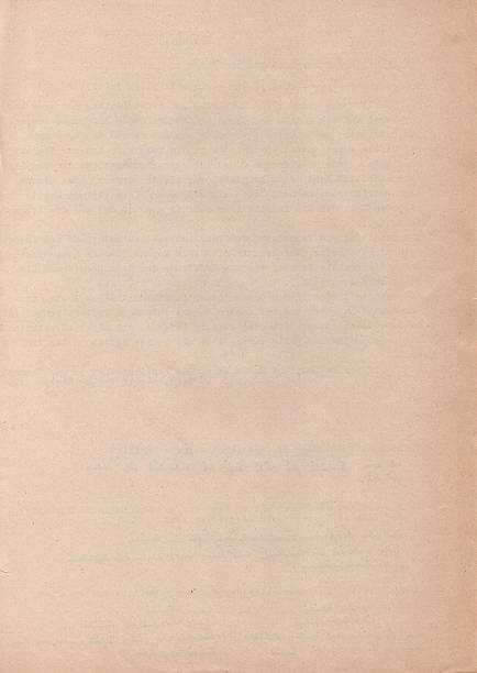 istock Old paper grunge XXL 1960s'  with handwriting on back 89495534