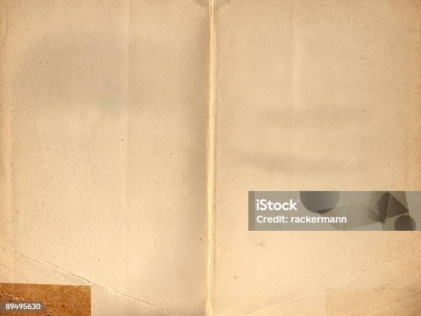 Velho Livro Xxl Superfície Interna 1903 - Fotografias de stock e mais imagens de Aberto - Aberto, Acabado, Amarrotado