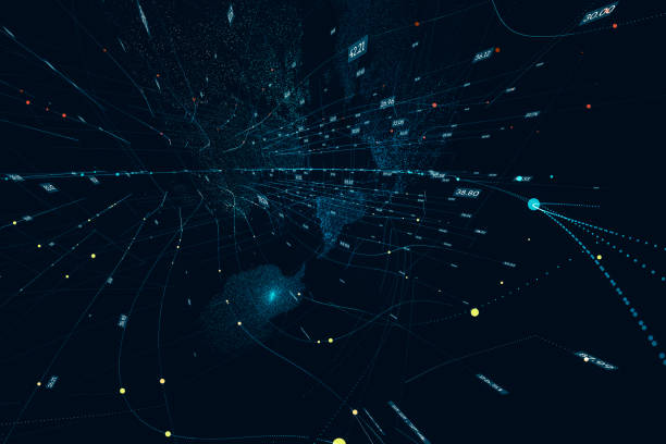 istock Global economy and large data background 894957984