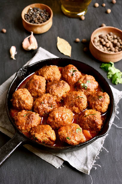 istock Meatballs with tomato sauce 894966076