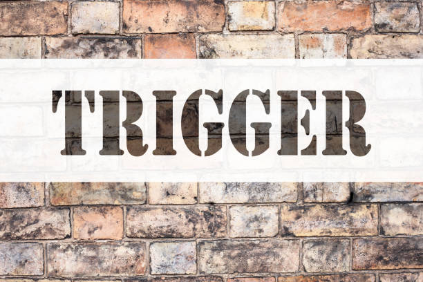 istock Conceptual announcement text caption inspiration showing Trigger. Business concept for Stir Spark Loose or Unleash Idea written on old brick background with copy space 894974404